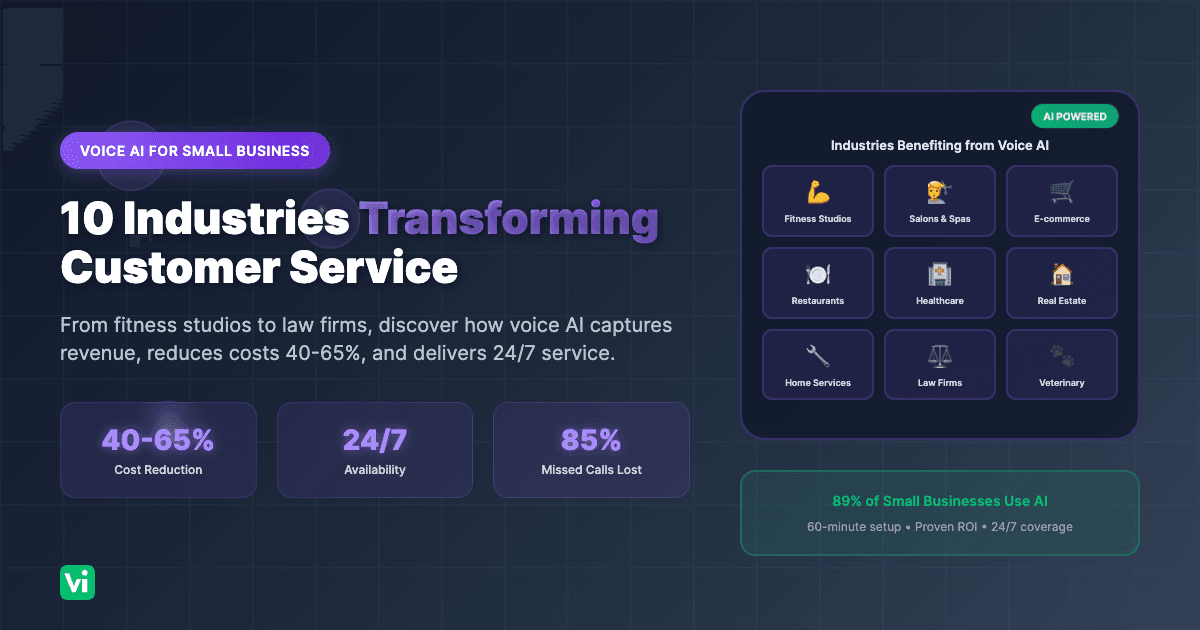10 Small Businesses Transforming Customer Service with Voice AI